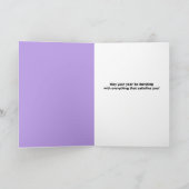 誰でも幸せな新年を 猫ユーモア 太った猫 シーズンカード (内部)