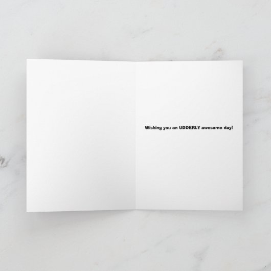 誰でも幸せな聖パトリックの日 シャムロックの牛 シーズンカード (内部)