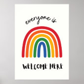 誰でも歓迎している ポスター (正面)