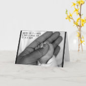 誰でも父親になれる カード (黄色い花)