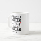 誰でも絵絵を描師の好きおもしろい引用文 コーヒーマグカップ (正面左)