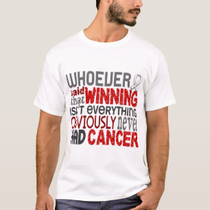 誰でも肺癌を言いました Tシャツ