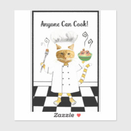 誰でも調理師カスタムカットのビニールシール シール