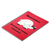 誰でも間違いをします。 ノートブック (左側)