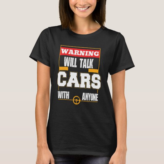 誰とでも車を話す1 Tシャツ (正面)