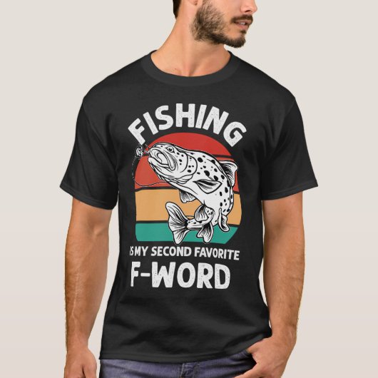 誰とでも釣りについて話します Tシャツ (正面)