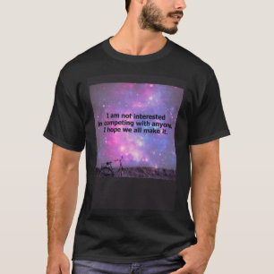 誰とも戦うことに興味がない Tシャツ