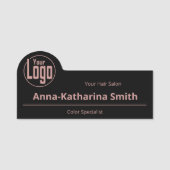 誰と話すか知っているプロフェッショナルサロン社員 名札 (正面)