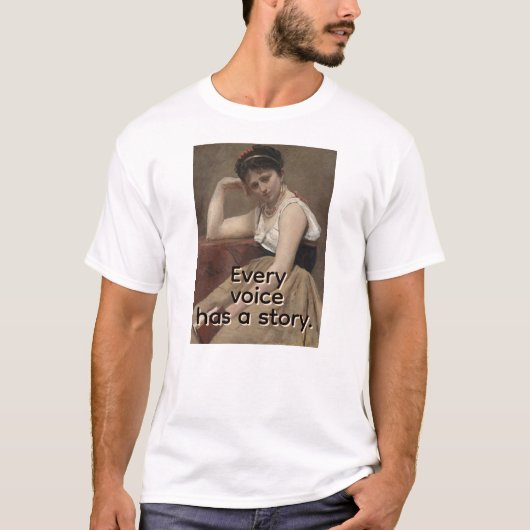 誰にだって声はある Tシャツ (正面)