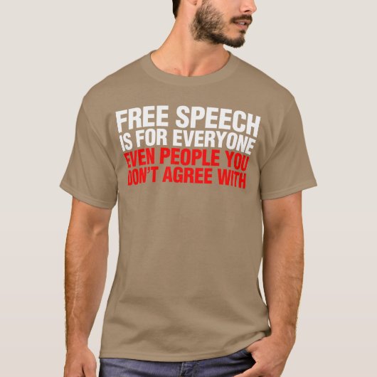 誰にでもある表現の自由 共和党のギフト Tシャツ (正面)