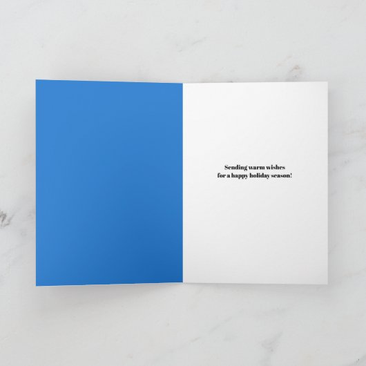 誰にでもキュートな冬のノームの季節の挨拶 シーズンカード (内部)