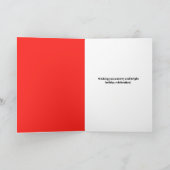 誰にでもクリスマスプレゼントの山 シーズンカード (内部)