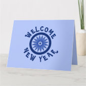 誰にでも使える新年の挨拶 カード (正面)