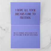 誰にでも使える2024年新年の挨拶 カード (内部)