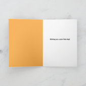 誰にでも幸せなハロウィン 黒猫とカボチャ シーズンカード (内部)