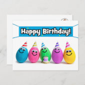 誰にでも役立つハッピーバースデー シーズンポストカード (正面/裏面)