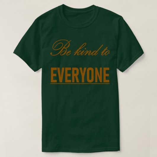 誰にでも親切な引用文 Tシャツ (デザイン正面)