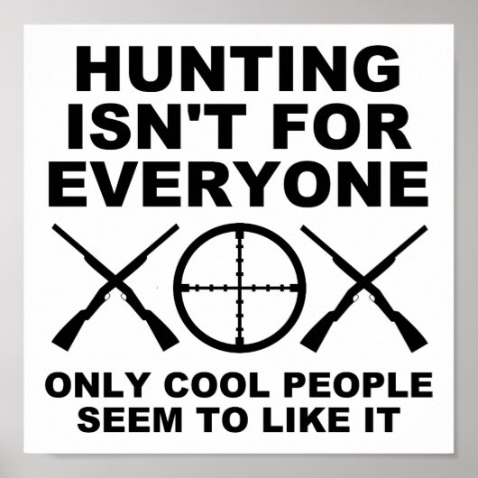 誰にとってもおもしろい狩りポスター ポスター (正面)