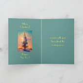 誰にとってもクリスマスカードの精神 サンキューカード (内部)