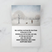 誰にも愛のストップクリスマスカードはない サンキューカード (内部)