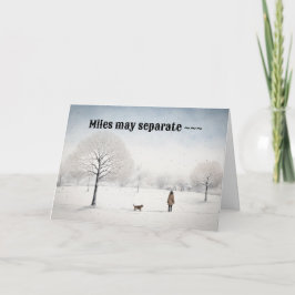 誰にも愛のストップクリスマスカードはない サンキューカード