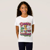 誰にも見られていないように踊れ かわいいキリンTシャツ Tシャツ (正面フル)