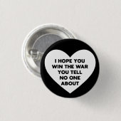 誰にも言わない戦争に勝てば幸いだ 缶バッジ (正面&裏面)
