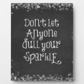 誰にも輝きを鈍らせないように引用文 フォトプラーク (正面)