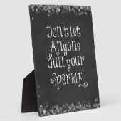 誰にも輝きを鈍らせないように引用文 フォトプラーク (側面)