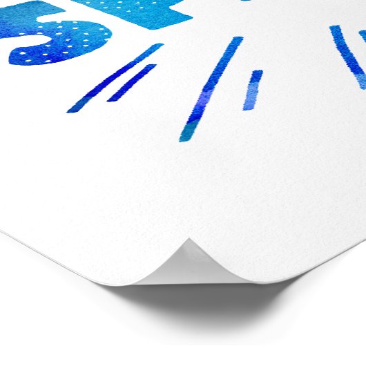 「誰にも輝きを鈍らせるなやる気を起こさせる」 ポスター (角)