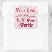 誰にも輝きを鈍らせるな スクエアシール (バッグ)