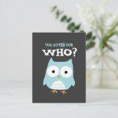 誰に投票した？ ポストカード (スタンド正面)