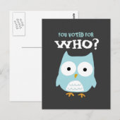 誰に投票した？ ポストカード (正面/裏面)
