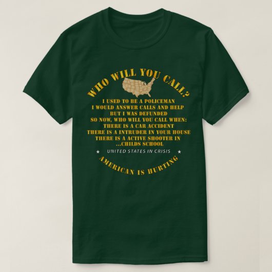 誰に電話するか Tシャツ (デザイン正面)
