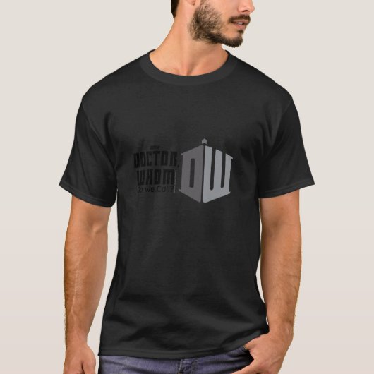 誰に電話すればいいの？ドクター Tシャツ (正面)