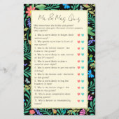 誰のゲームとおもしろいブライダルシャワーを推測 (正面)