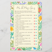 誰のゲームとおもしろいブライダルシャワーを推測 (正面)