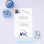 誰のブライダルゲームカードフライヤーを推測 チラシ (シングル)