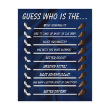 誰のブライダルシャワー結婚のゲーム