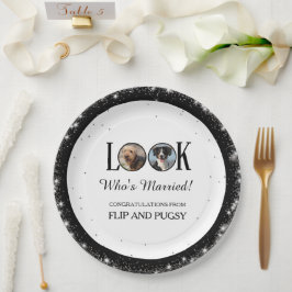 誰のペットが結婚したか写真 ペーパープレート