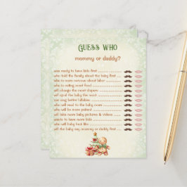 誰のママのパパの赤クラシックちゃんシャワーのゲーム