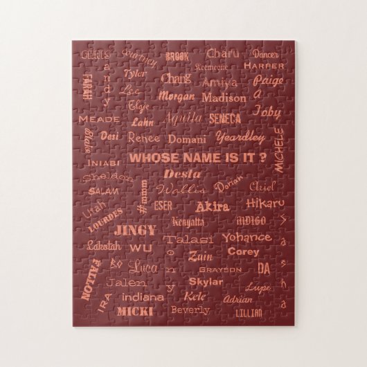 誰の名前だ？名称パズル ジグソーパズル (縦)