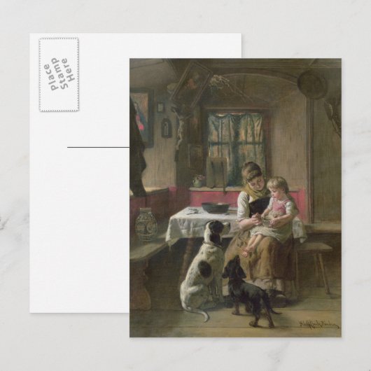 誰の夕食だ? ポストカード (正面/裏面)