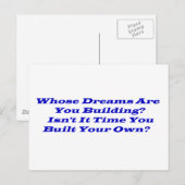 誰の夢？ はがき (正面/裏面)