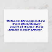 誰の夢？ はがき (正面)