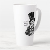 誰の宝物?!冗談めいたロードの似顔絵 カフェラテマグ (右アングル)