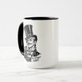 誰の宝物?!機知に富んだロードの似顔絵 マグカップ (正面左)