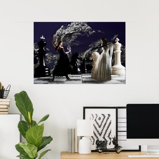 誰の手？-カスタマイズ ポスター (ホームオフィス)