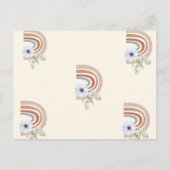 誰の特徴ママの赤ちゃんシャワーゲーム ポストカード (裏面)