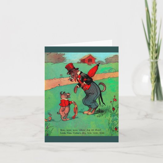 誰の犬が芸か ノートカード (正面)